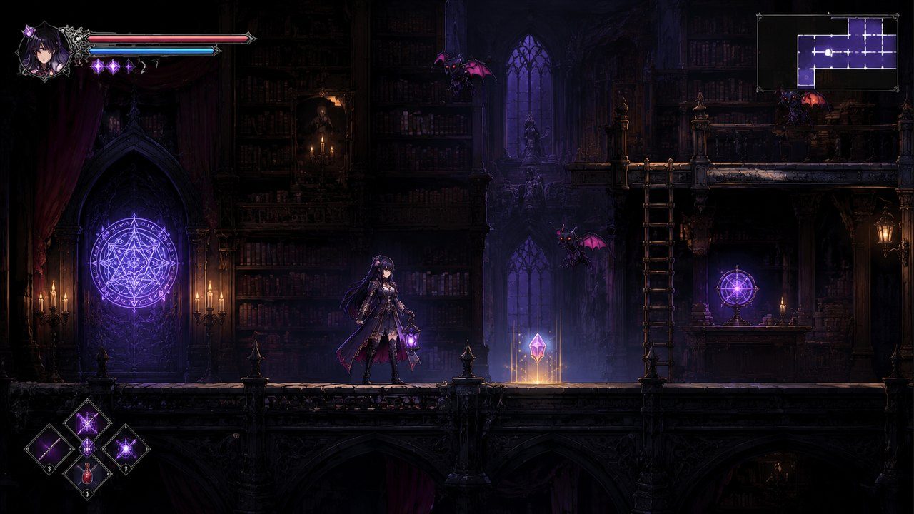 哥特少女勇闯恶魔城2 探索场景 资料图 5