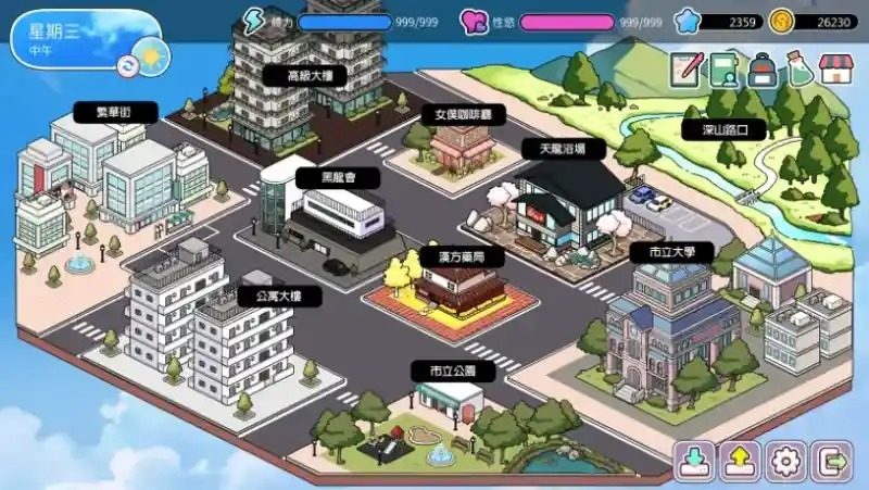 背德浴场 探索场景 页面配图