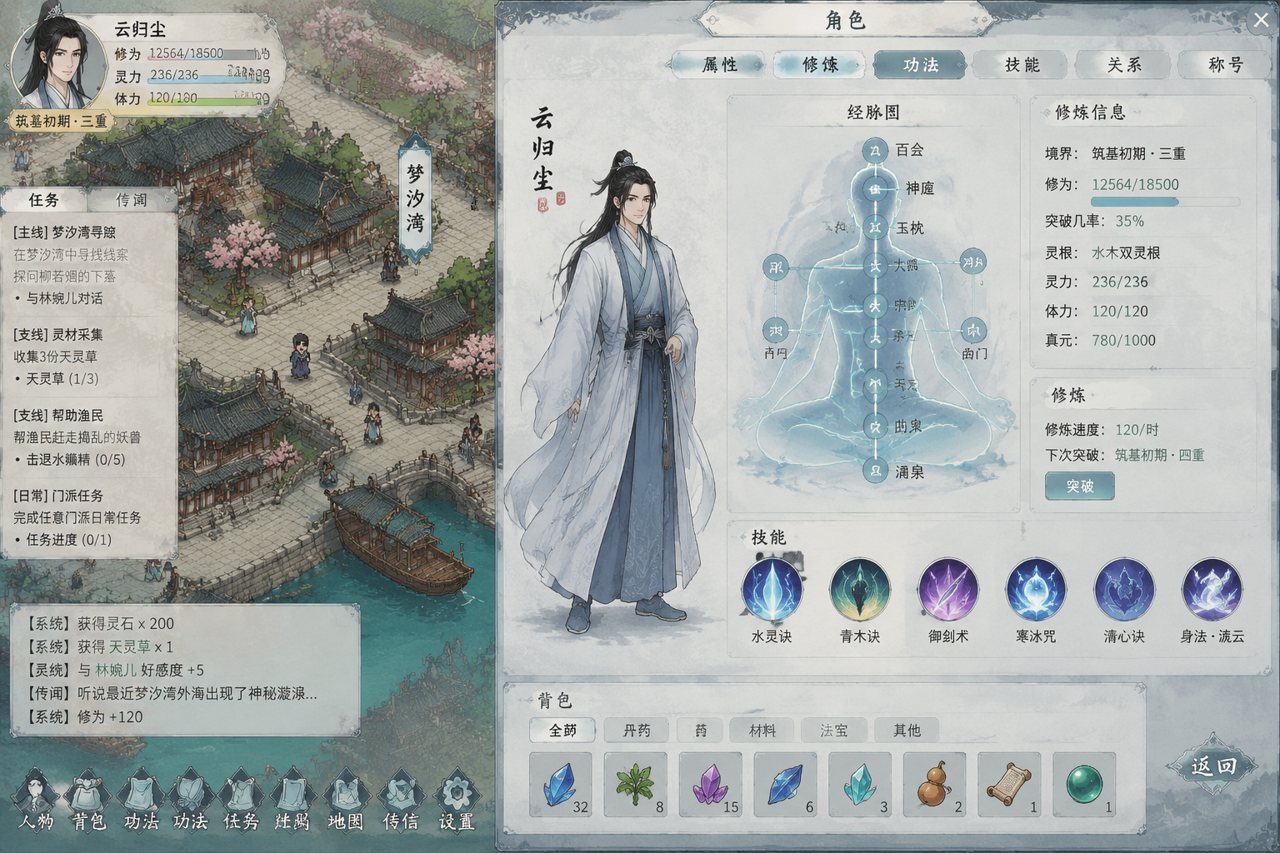谪仙索欢录 支线内容 玩法截图 3