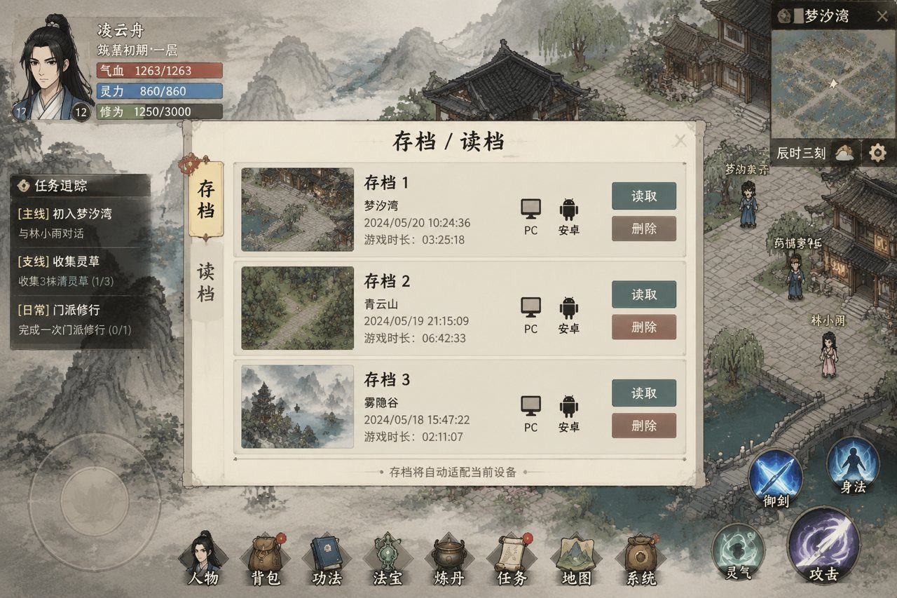 谪仙索欢录 版本内容 实机截图