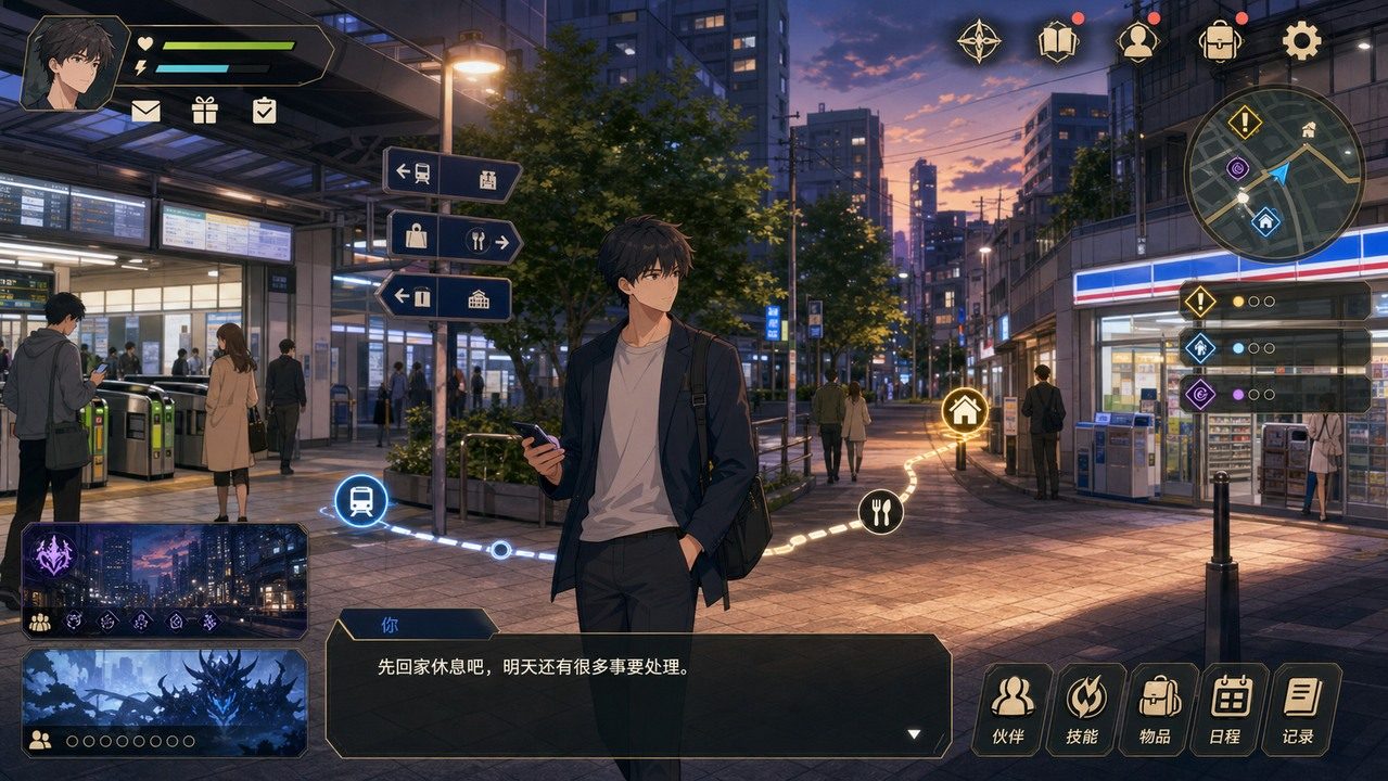 枫酱想回家 路线选择 玩法截图 1