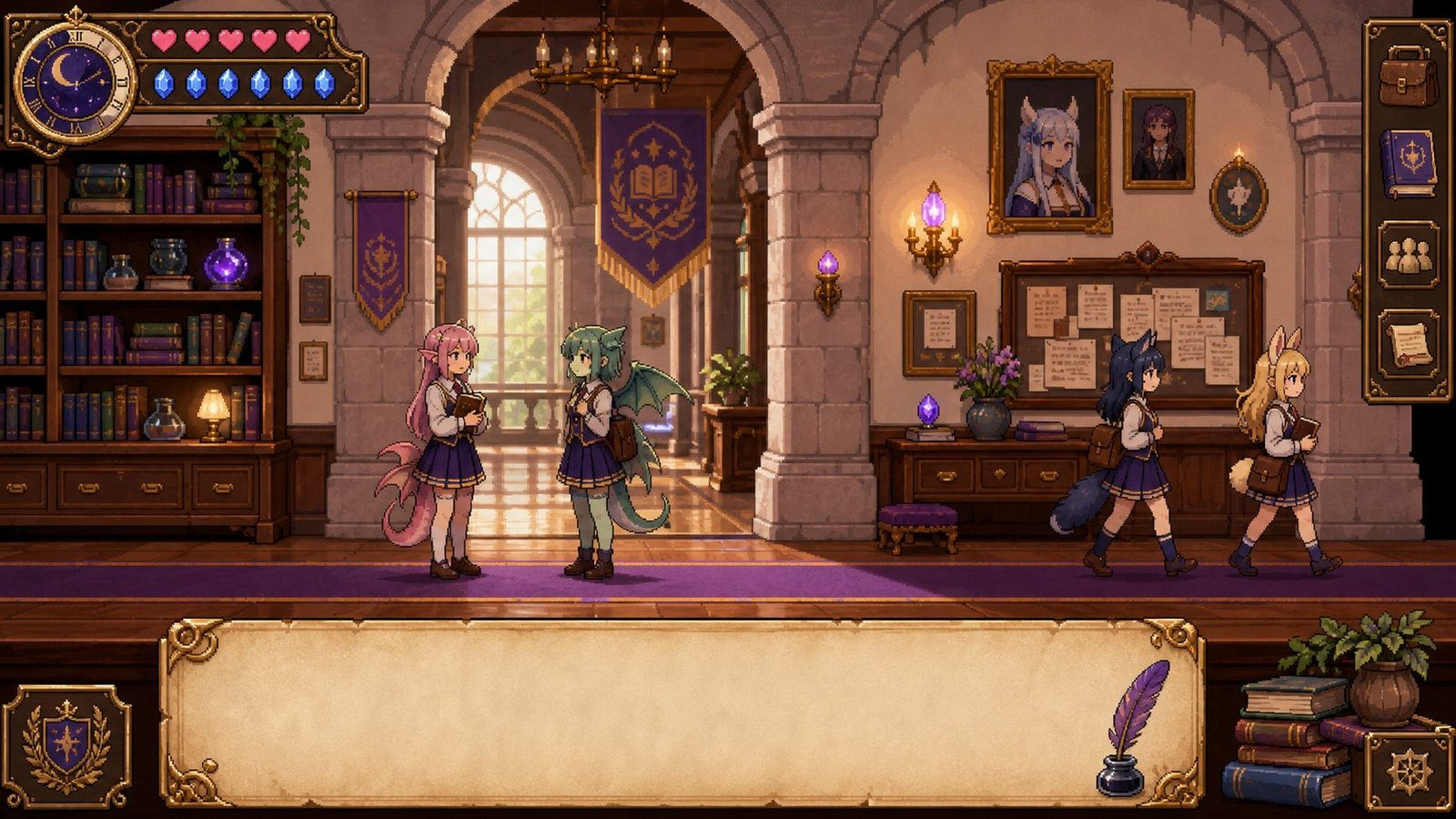魔法兽娘学院MagicalMonster 剧情互动 演示图 7