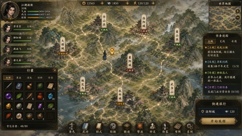 金庸群侠传5爱与死仙狐MOD六周年 探索场景 详情图 1