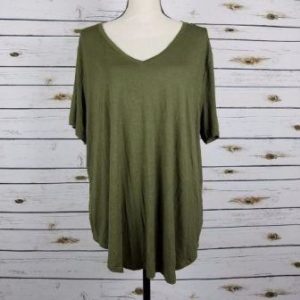 Extra Large XL Olive Green Tops