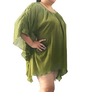 Plus Size Olive Green Top