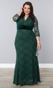 Green Bridesmaid Dresses Plus Size