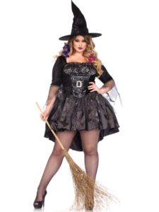 Black Plus Size Witch Costume