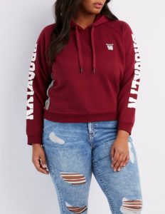 Cropped Hoodie Plus Sizes
