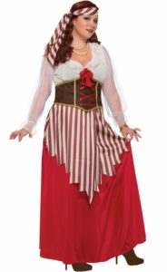 Female Pirate Costume in Plus Size