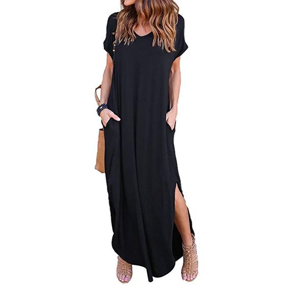 Maxi Dress with Pockets of Plus Size