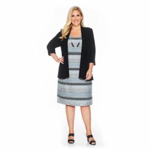 Plus Size Formal Jacket Dress for Woman
