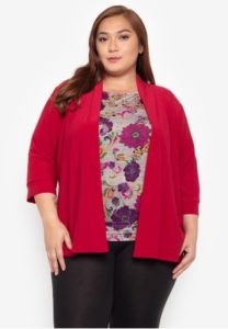 Plus Size Red Cardigans