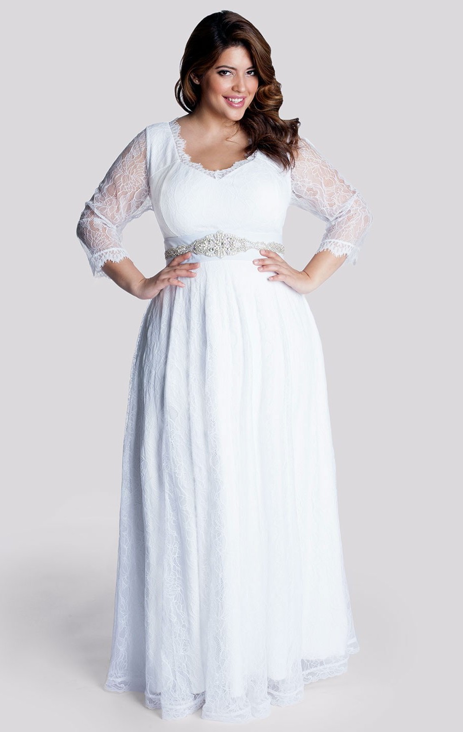 Plus Size Dresses to Wear to a Wedding with Sleeves – Attire Plus Size