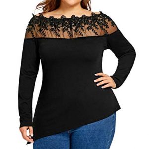 Long Sleeve Lace Tops