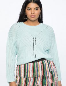 Plus Size Cropped Sweater