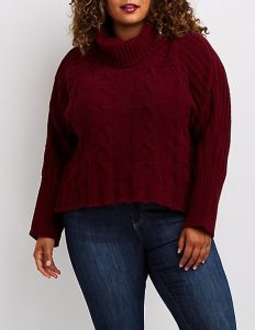 Plus Size Turtleneck Sweaters