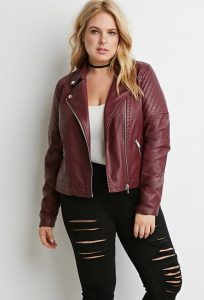 Quilted Jacket In Plus Size