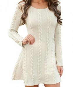 White Knitted Dresses