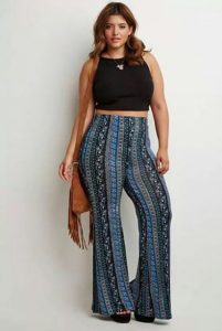 Bell Bottom Pants for Plus Size