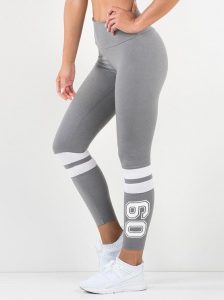 High Waisted Grey Workout Leggings