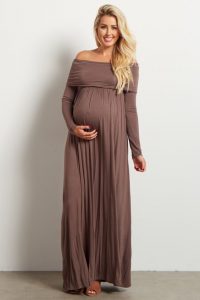 Long Sleeve Maternity Formal Dresses XXl
