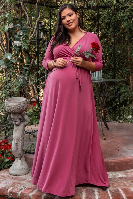 Plus Size Maternity Dresses For Photoshoot – Attire Plus Size