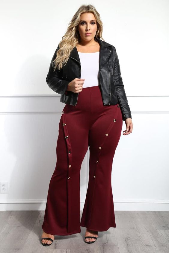 70's Bell Bottom Pants Plus Size for Curvy Women – Attire Plus Size