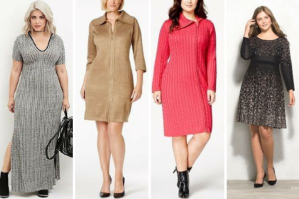 Plus Size Knitted Dresses