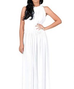 Plus Size Simple White Dress