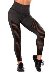 Shadow Ripped Leggings For Plus Size