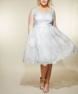 Silver Dress For Plus Size