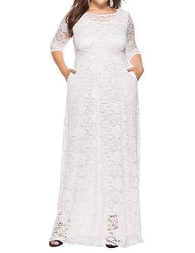 Simple White Dress Plus Size – Attire Plus Size