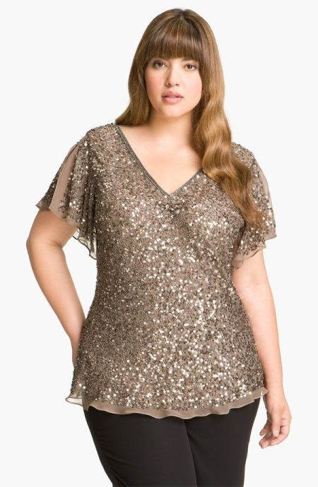 dressy blouses for weddings plus size
