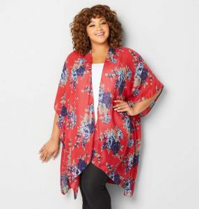 Chiffon Kimono Plus Size