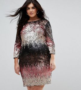 Extra Large Sequin Bodycon Dress