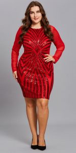 Glittered Bodycon Dress 5x