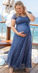 Lace Dress Maternity In Plus Size