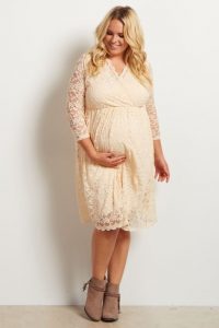 Over Sized Maternity Wrap Dress