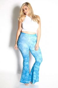 Over Sized Stretch Flare Pants