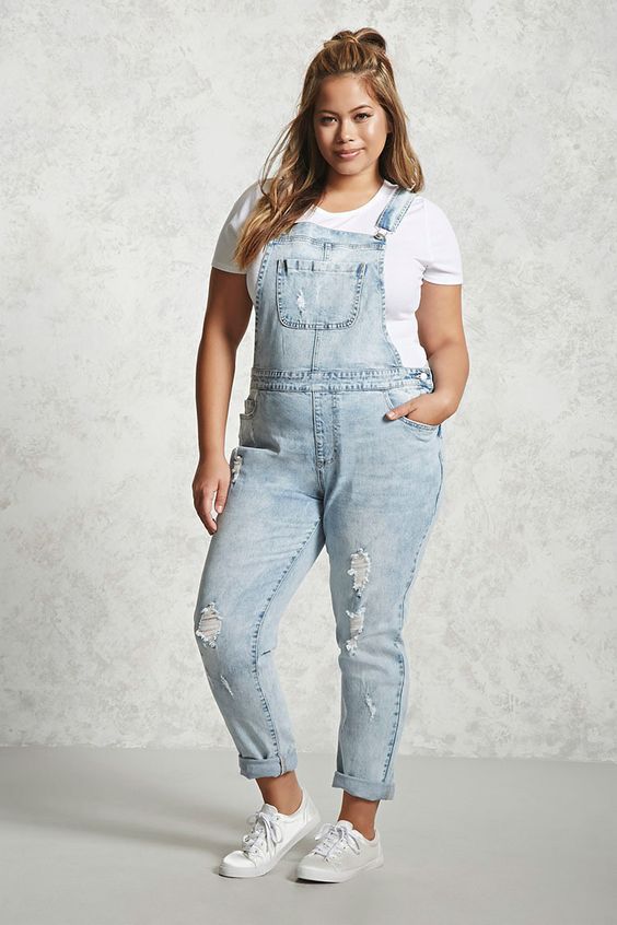 Plus Size Dungarees for Curvy Women 