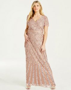 Sequinned Maxi Dress For Plus Size