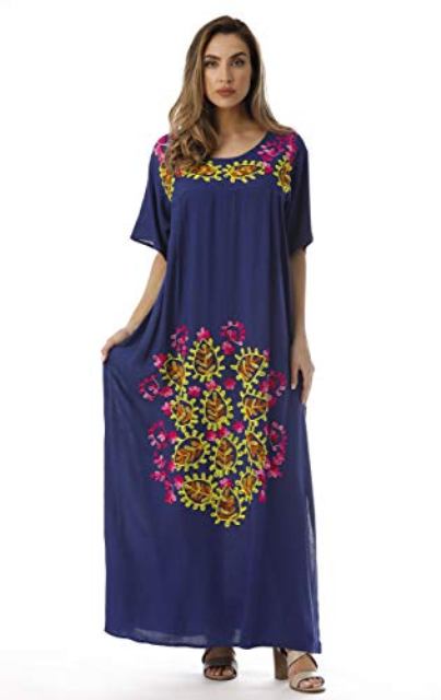 Mexican Embroidered Dress Plus Size – Attire Plus Size