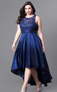 High Low Homecoming Dress Plus Size