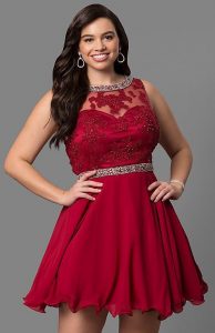 Homecoming Red Dress Plus Size