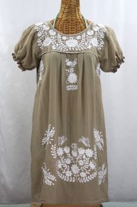 Mexican Embroidered Dress Plus Size