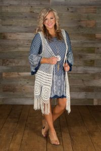 Over Sized Crochet Vest