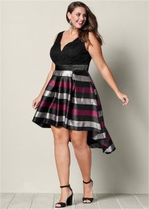 Party Holiday Cocktail Plus Size Dress