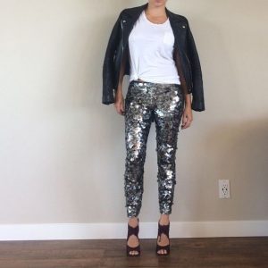 Plus Size Sequin Tights