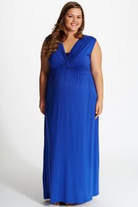 Royal Blue Nursing Dress In XL