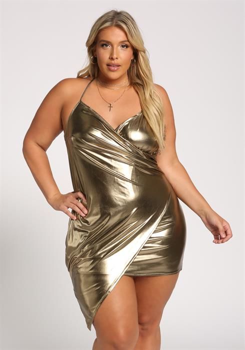 40 Stunning Plus Size Metallic Dresses for Curvy Women – Attire Plus Size